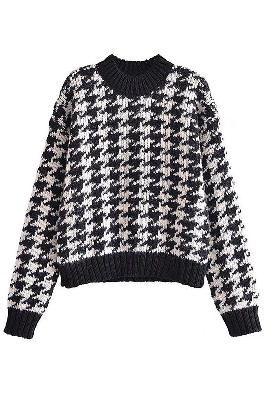 Houndstooth Sweater